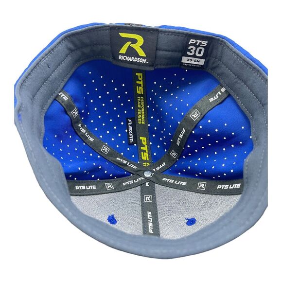 Richardson Roos KC Baseball cap Hat Blue XS - SM PTS 30 - Picture 4 of 4